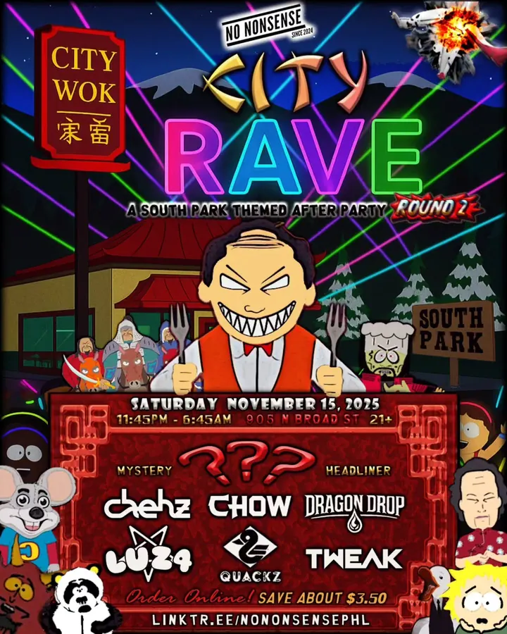 City Rave: Round 2 flyer