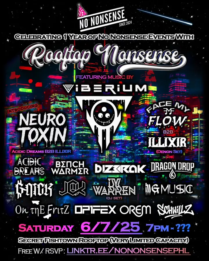 Rooftop Nonsense flyer